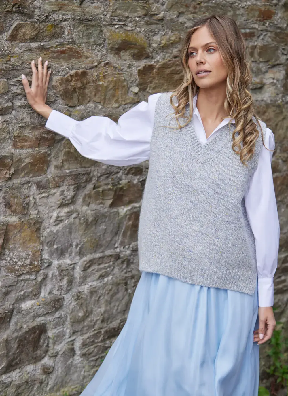 Alpaca V-Neck Slipover