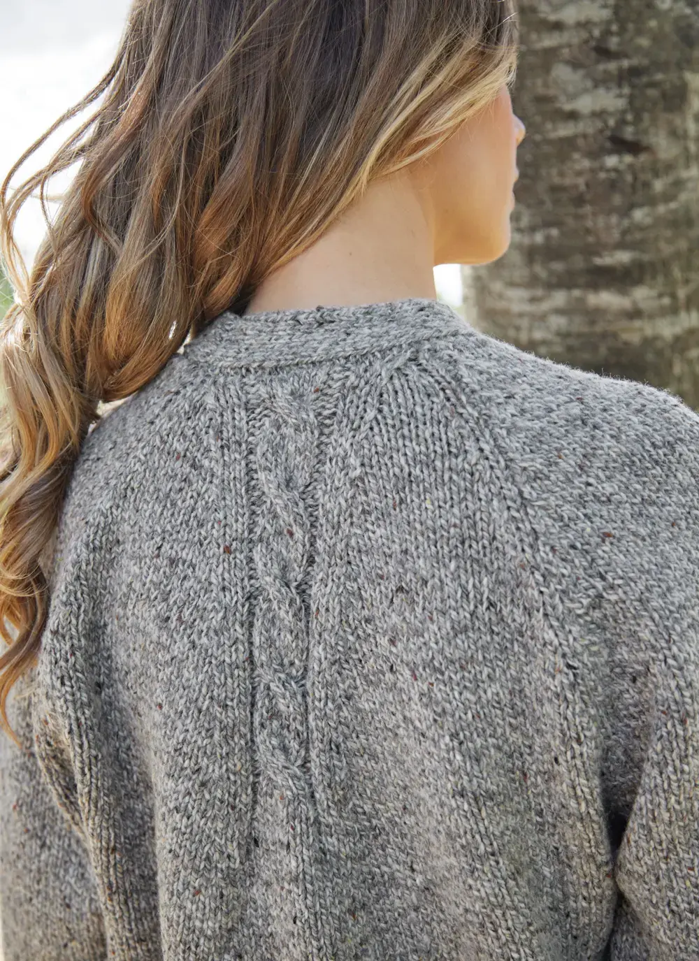 Donegal Raglan Cable Cardigan