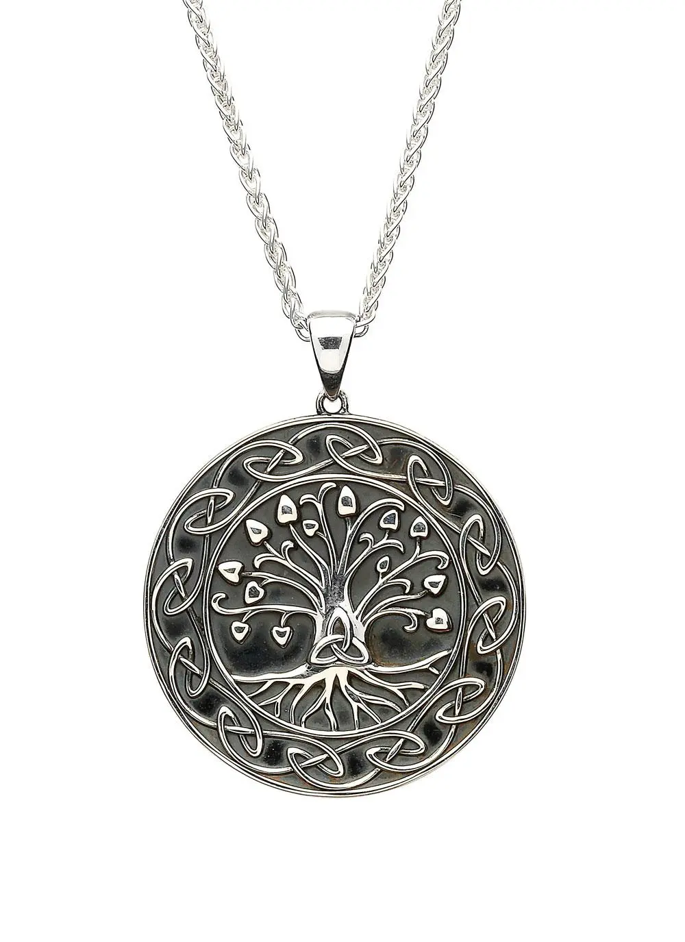 Tree of Life Trinity Medallion Pendant