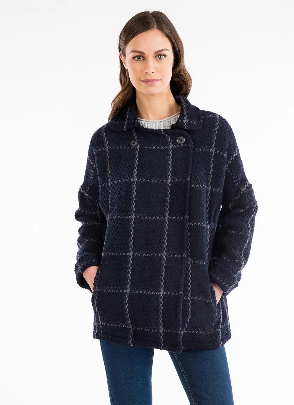 Sarah Double Breasted Car Coat