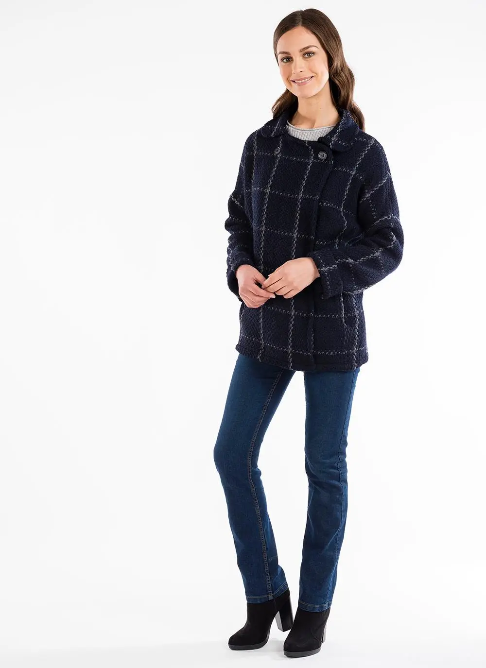 Sarah Double Breasted Car Coat
