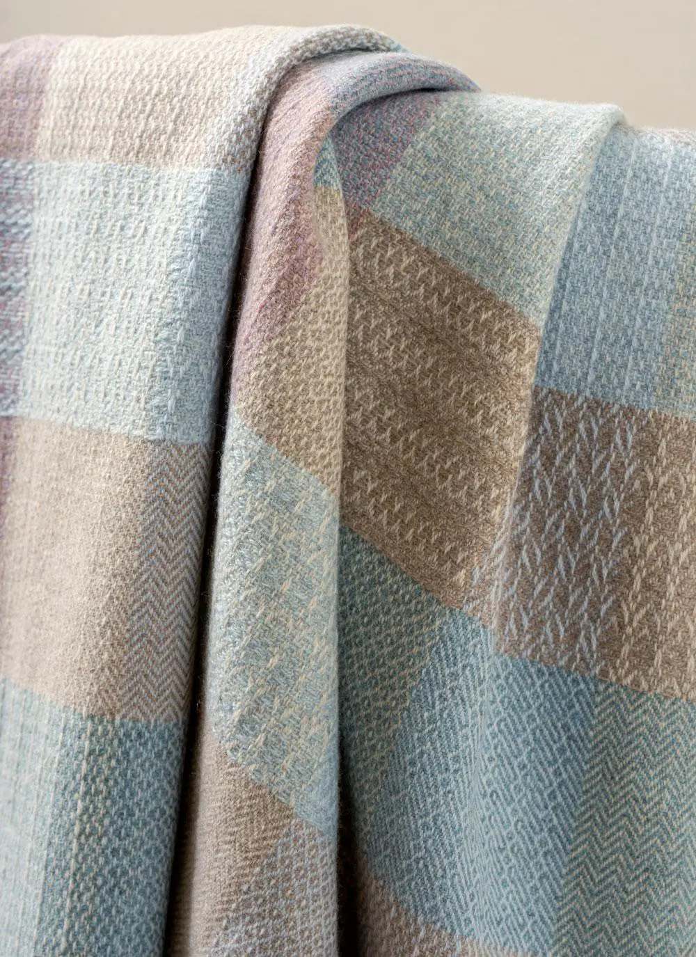 Seabreeze Patchwork Lambswool Throw