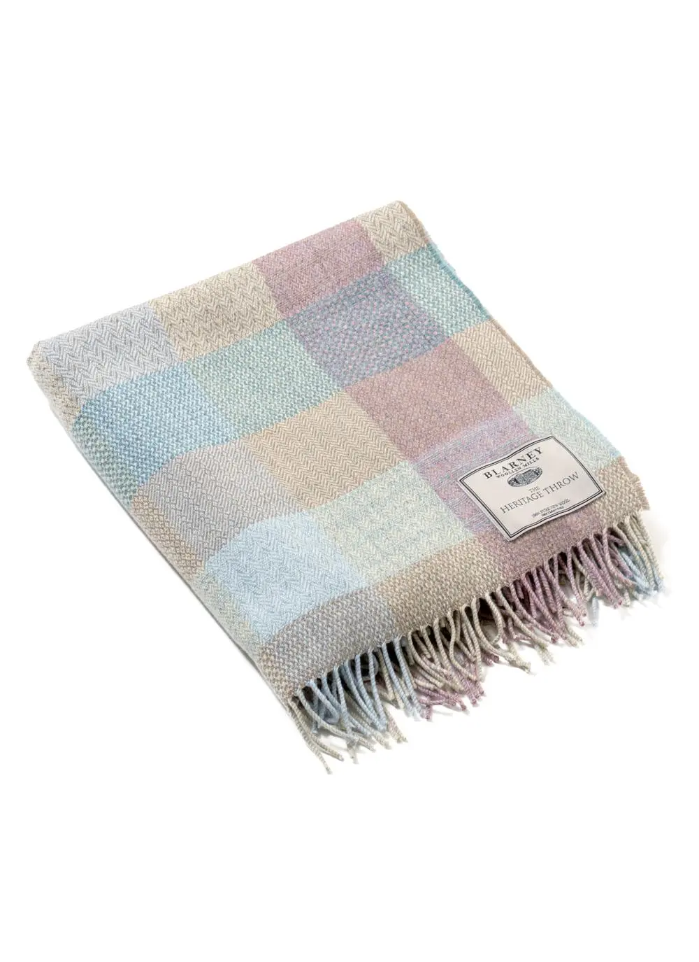 Seabreeze Patchwork Lambswool Throw