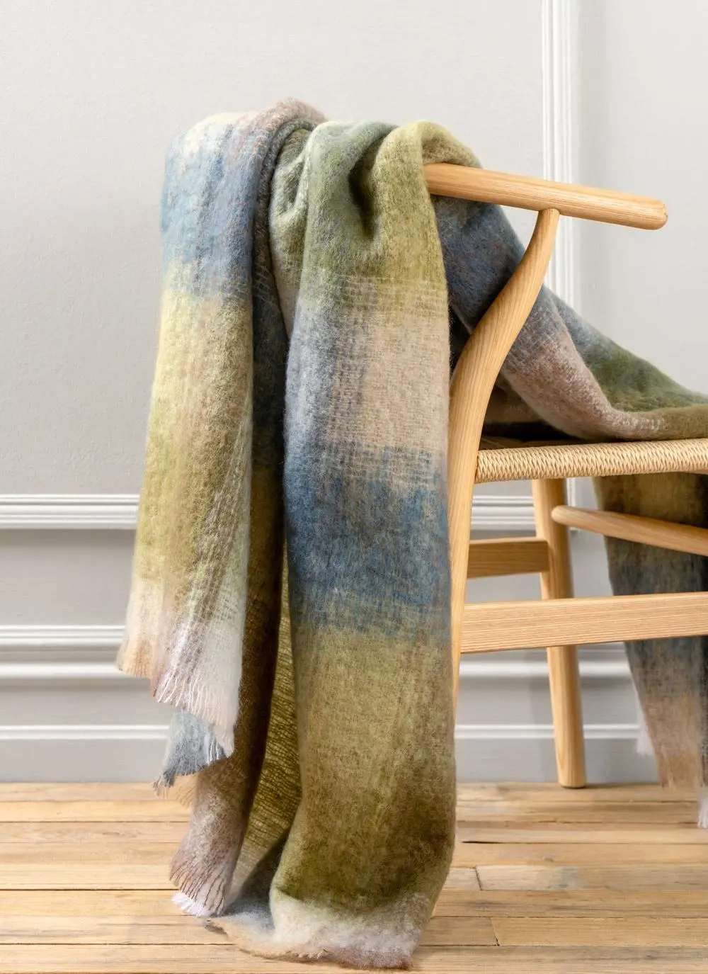 Seagrass Mohair Throw