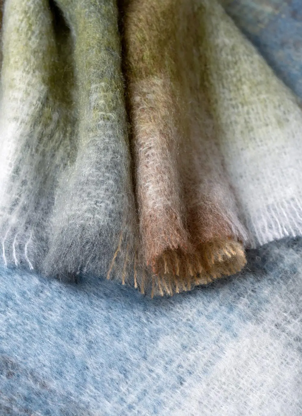 Seagrass Mohair Throw