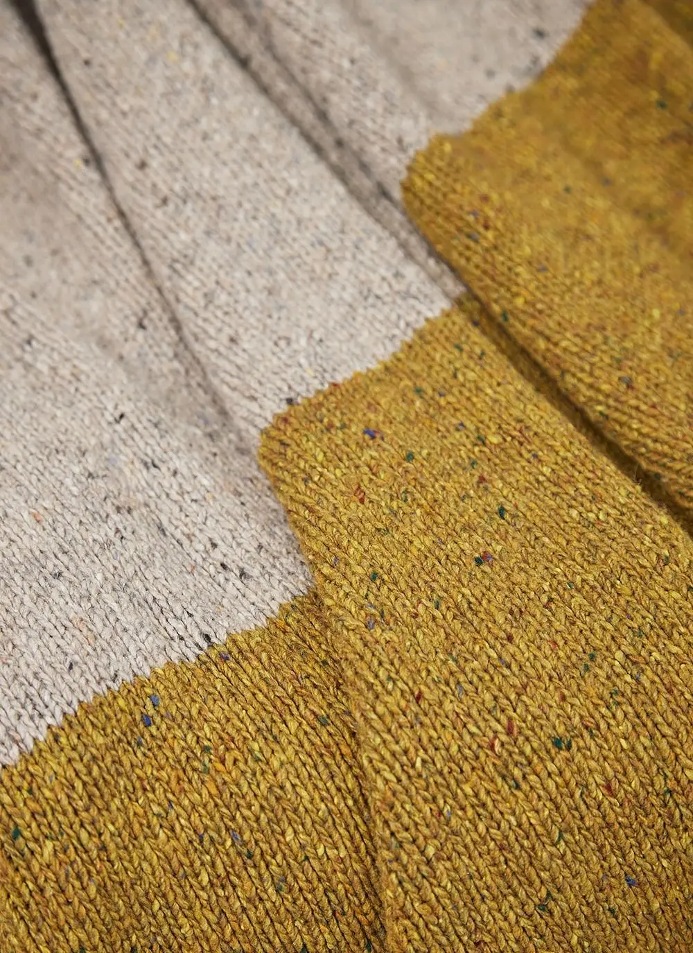 Donegal Tweed Contrast Throw