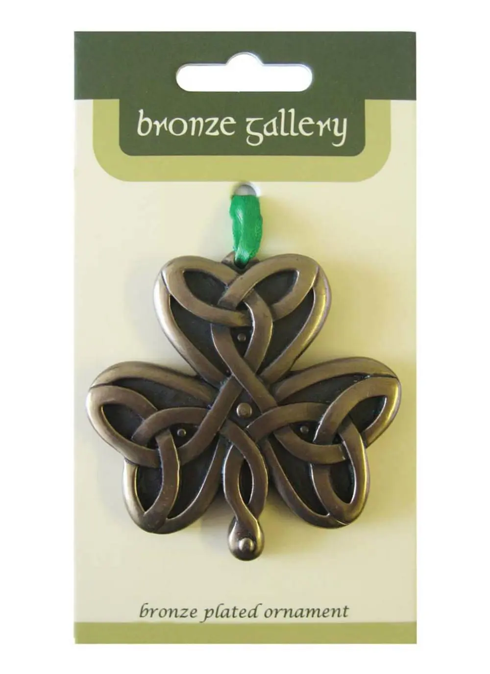 Shamrock Bronze Ornament