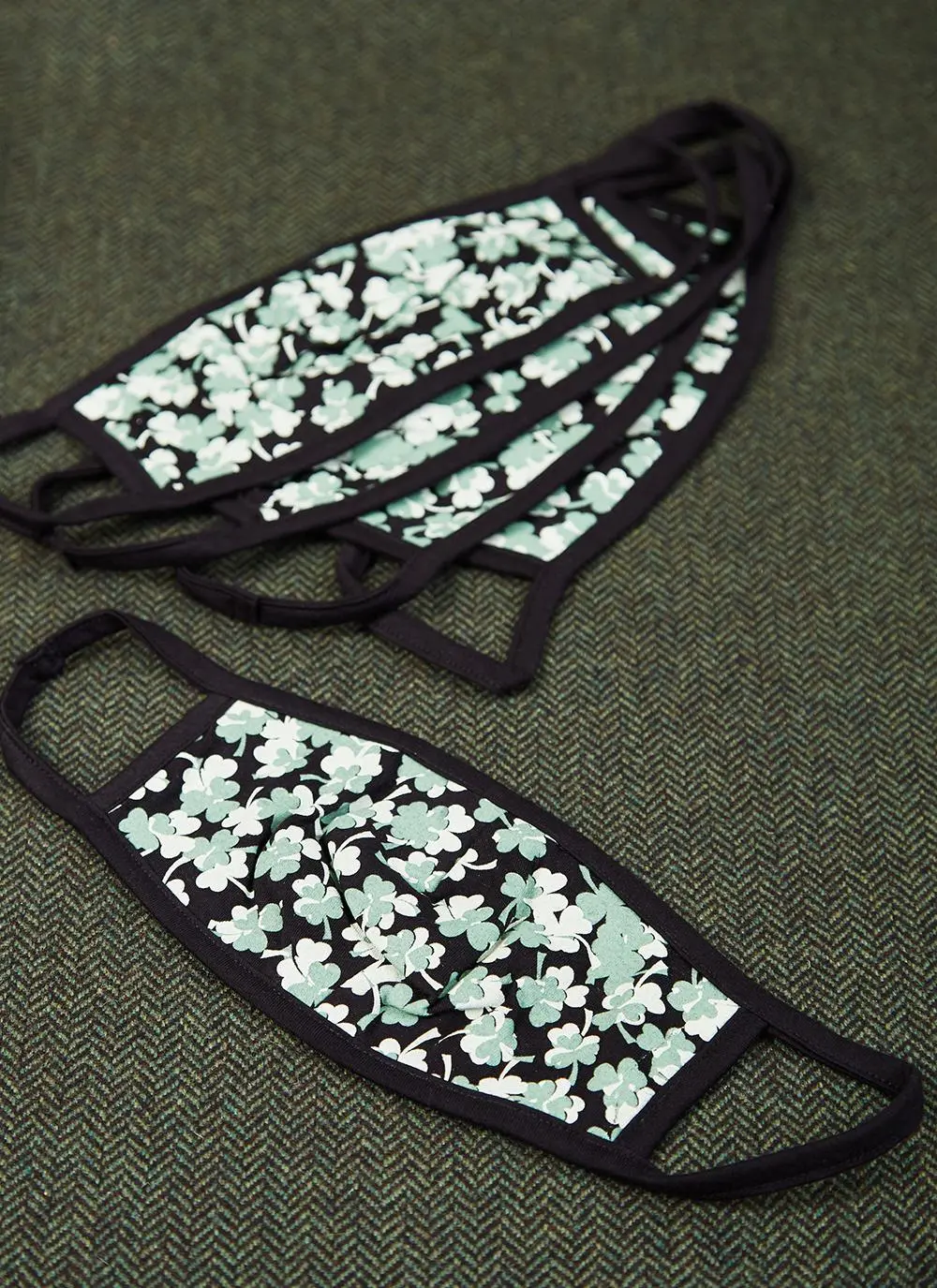Shamrock Double Layer Cotton Face Masks Set of 5