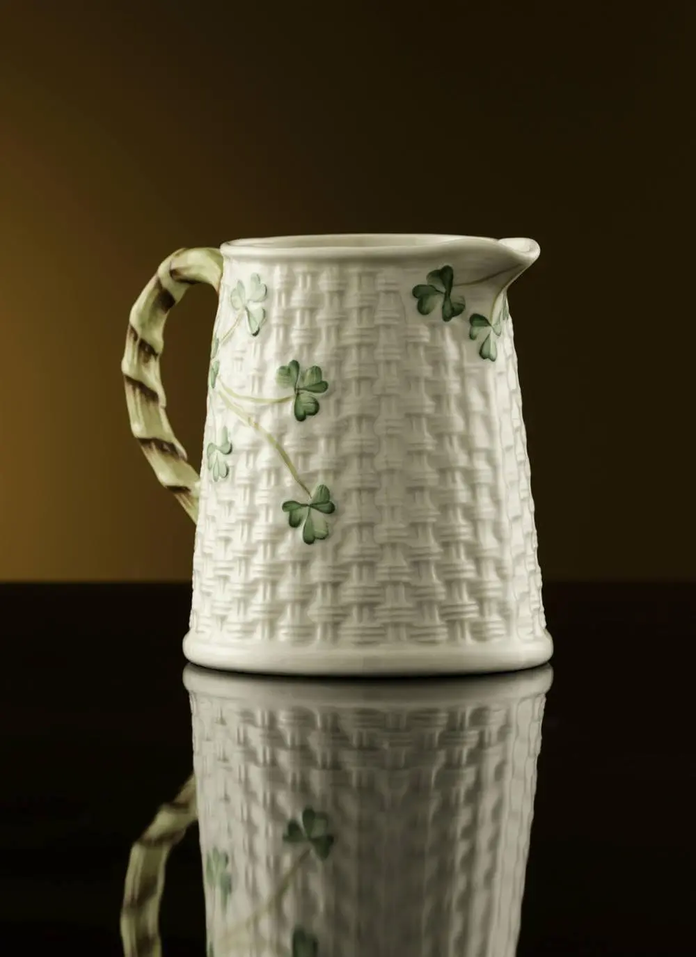 Belleek Classic Shamrock Jug