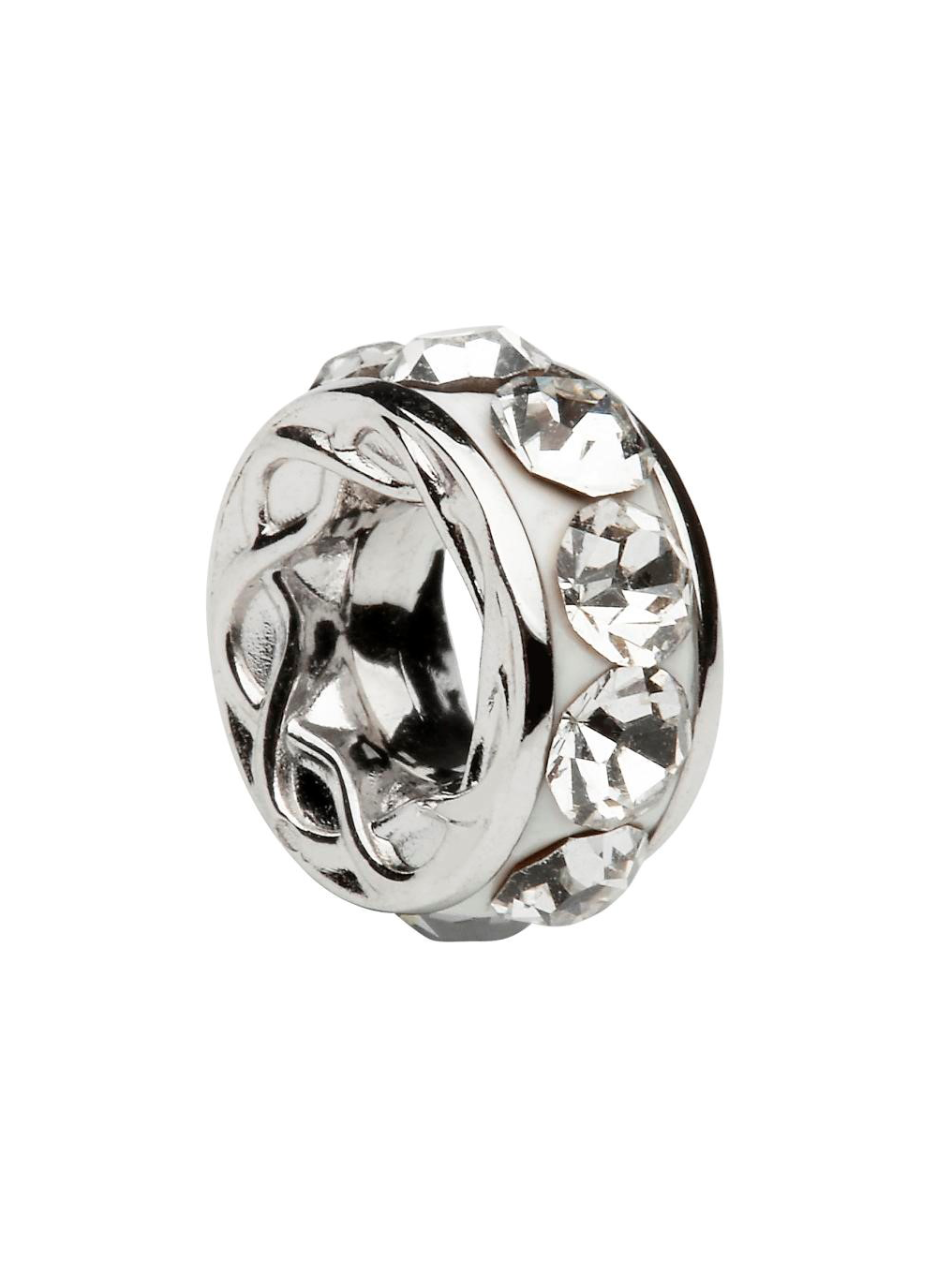 Celtic Trinity Bead Adorned With Swarovski Crystals