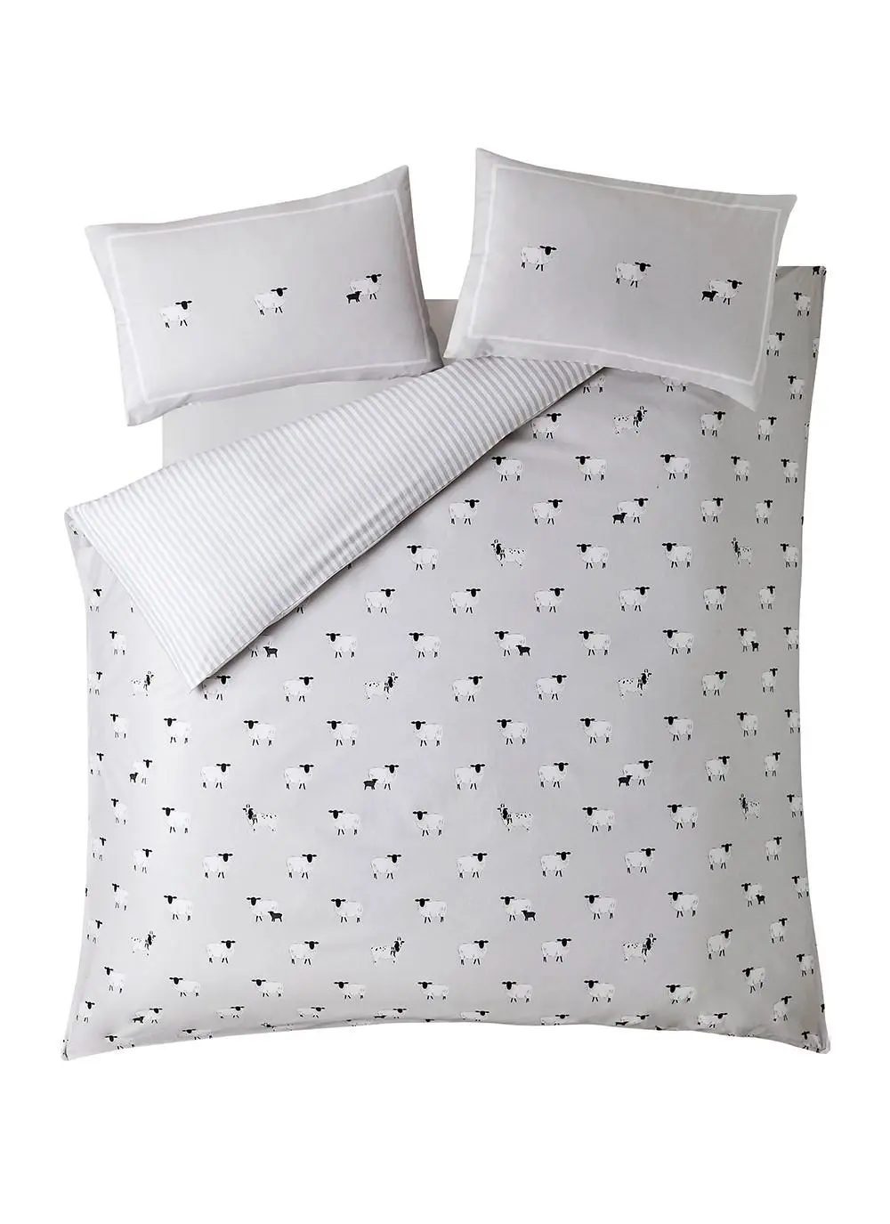 Sheep Double Bed Set with Duvet Cover (78 x 78 inch approx. ) & 2 x Pillowcases