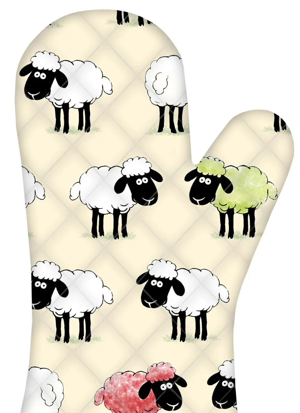 Sheepish Irish Oven Mitt