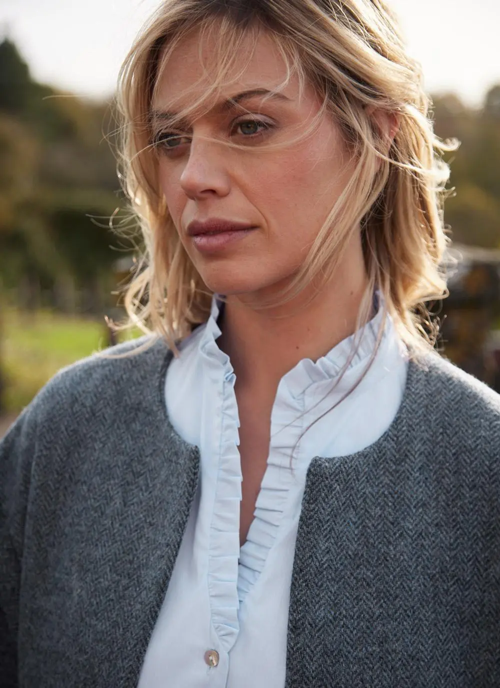 Herringbone Tweed Short Jacket