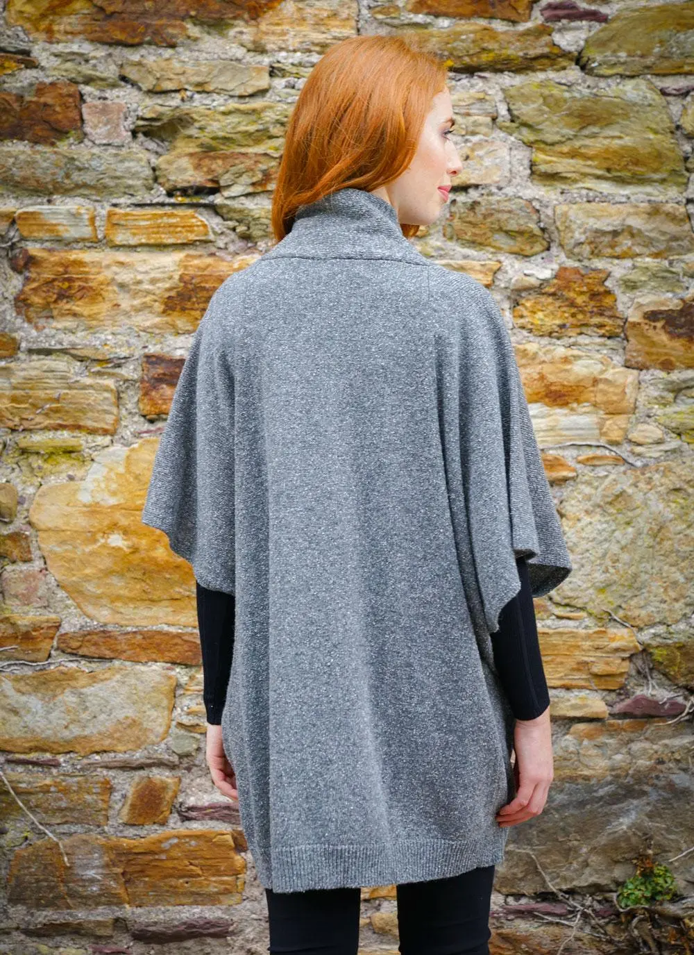 Women's Cape Silk Tweed Knit