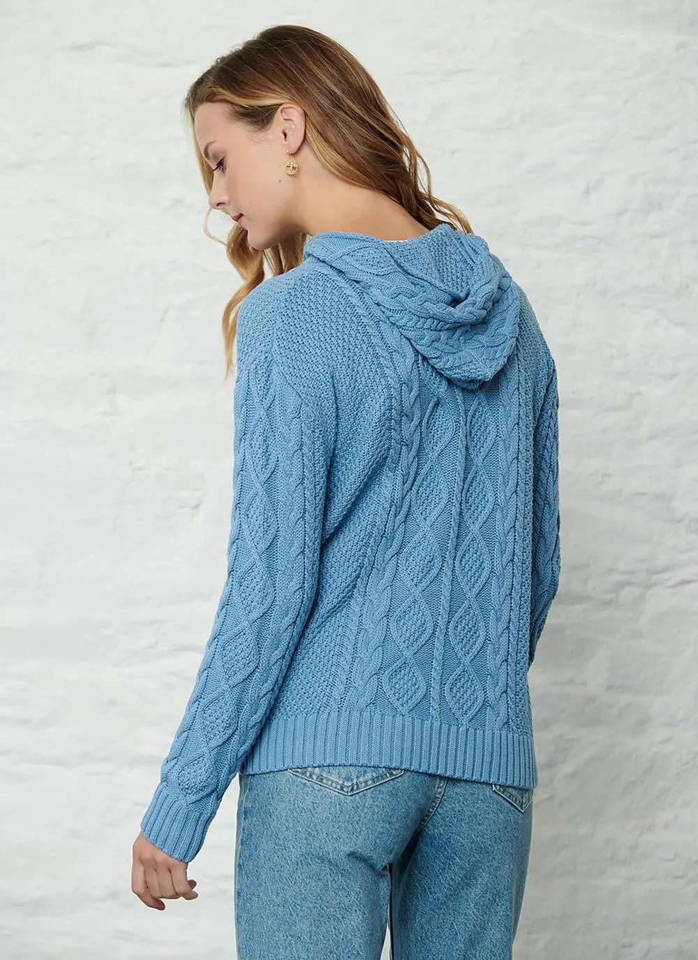 Sinead Cotton Aran Hoodie