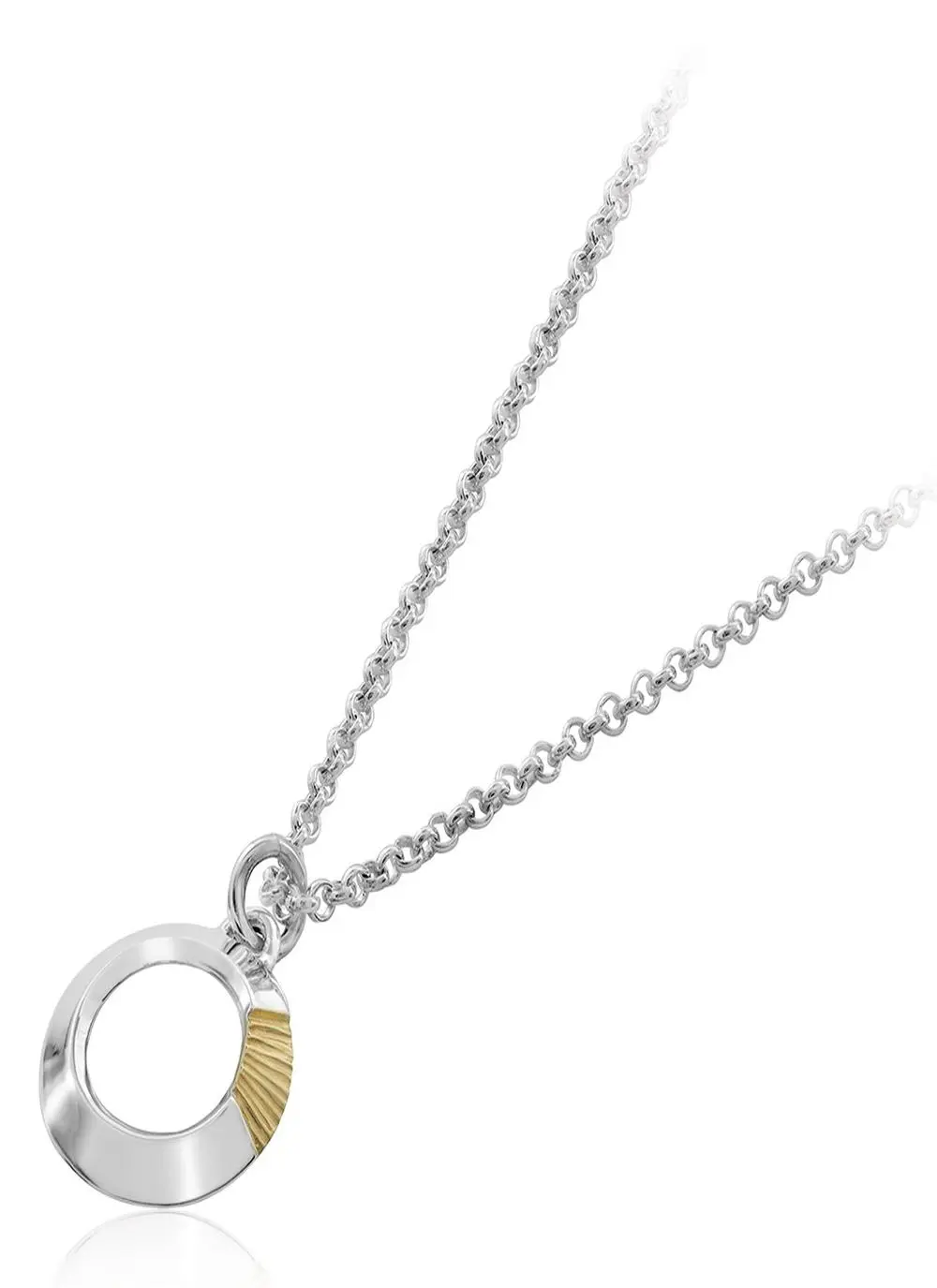 Sterling Silver & Gold Vermeil Soilse Sunrise Pendant
