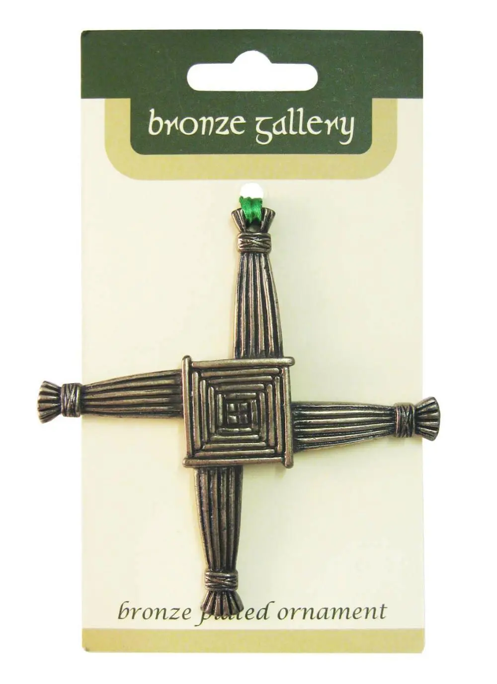 St. Brigid's Cross Bronze Ornament