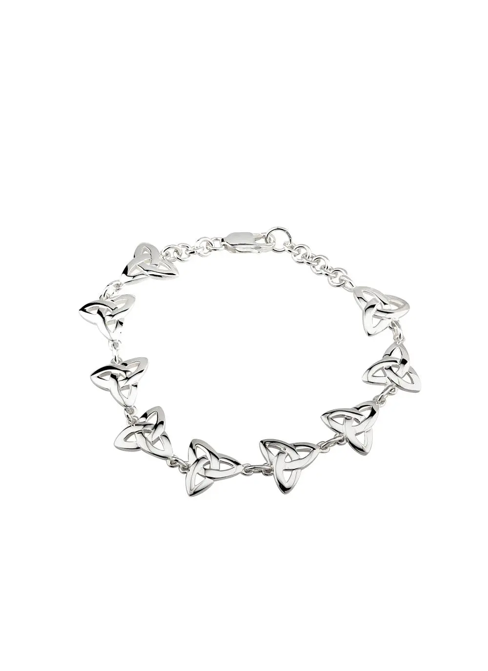 Sterling Silver Celtic Trinity Knot Bracelet