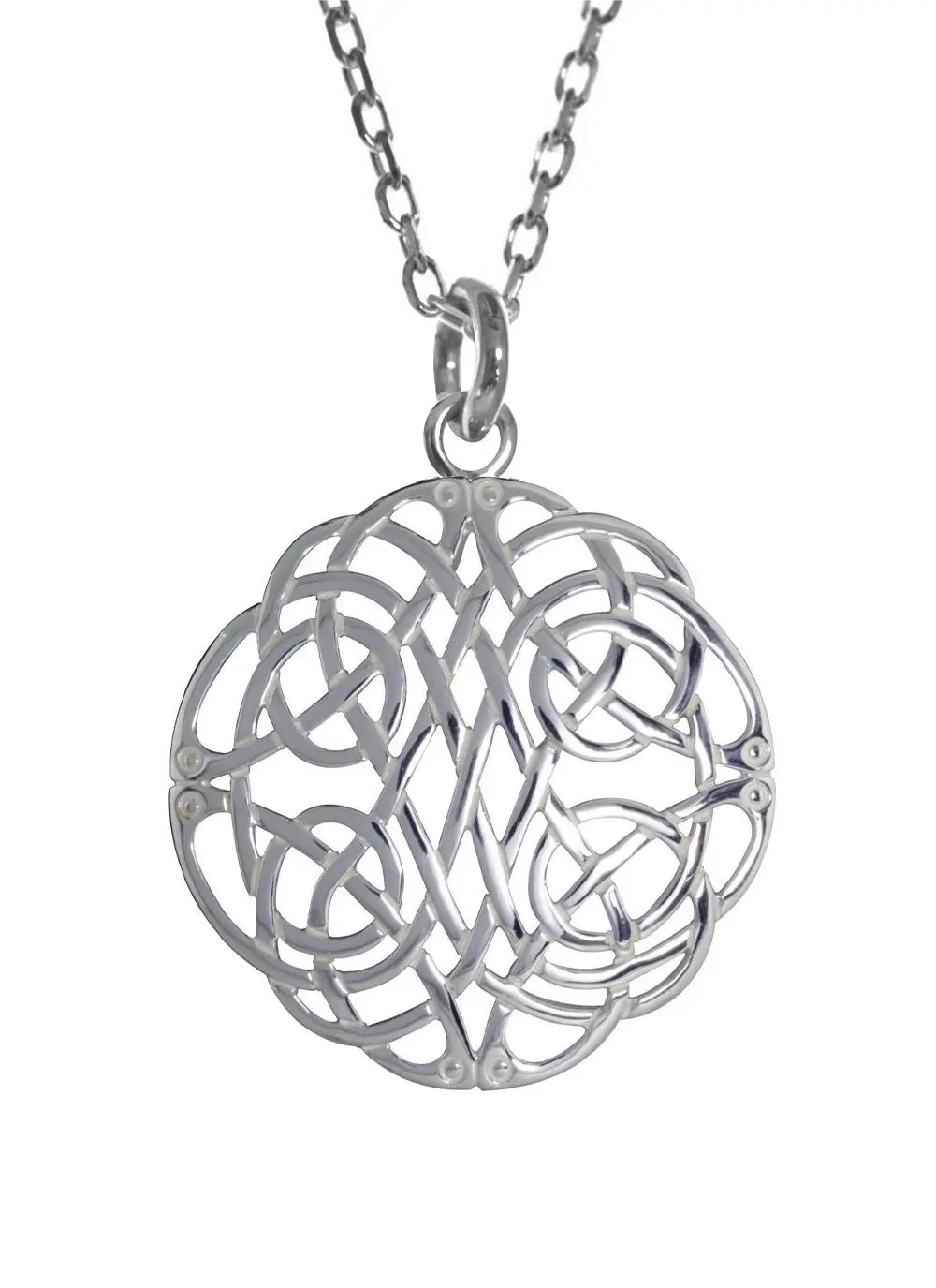 Sterling Silver Intricate Celtic Weave Pendant
