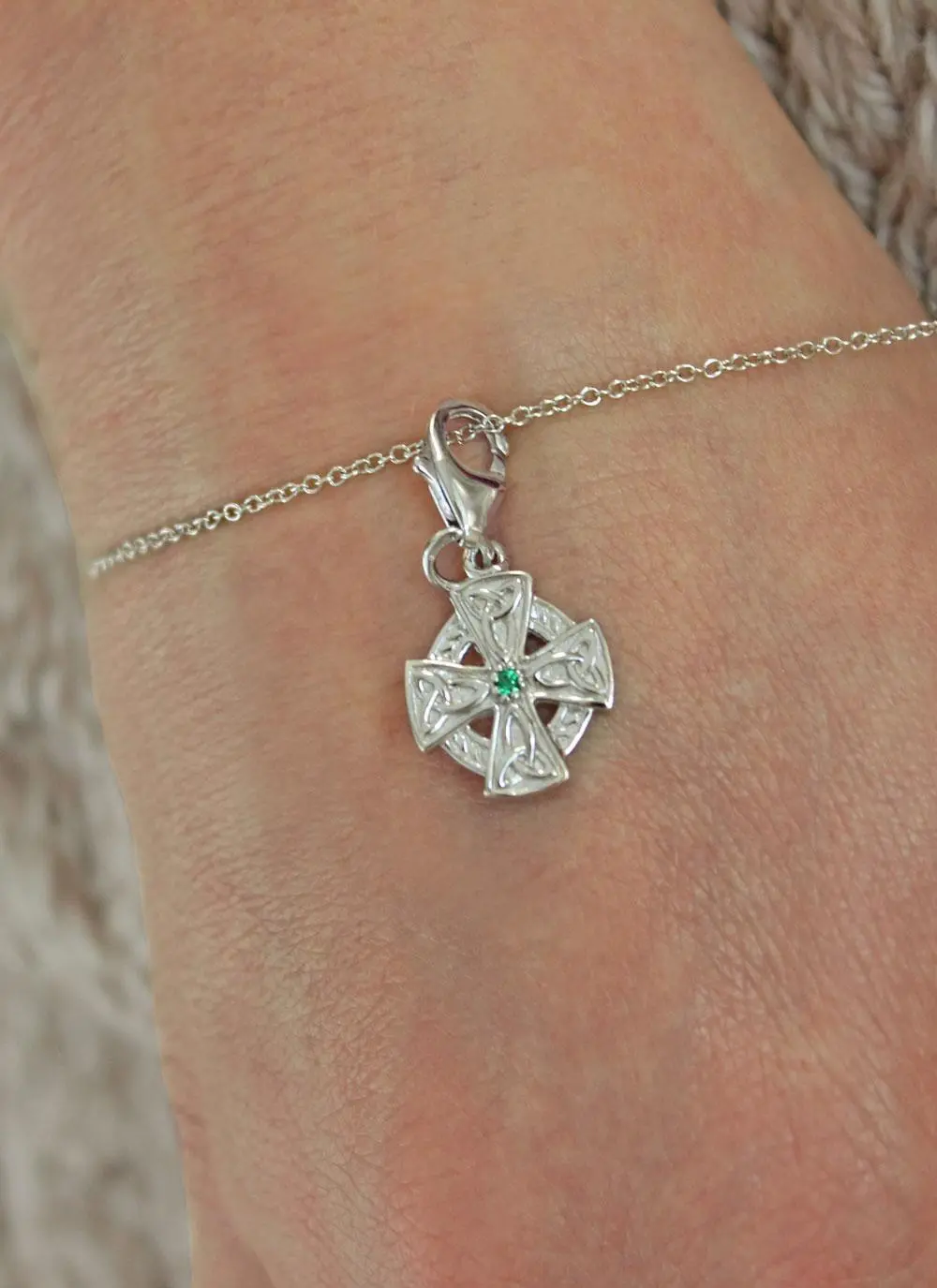 Sterling Silver Celtic Cross Charm