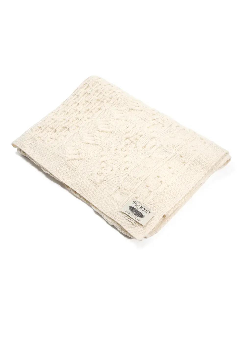 Supersoft Patchwork Aran Throw