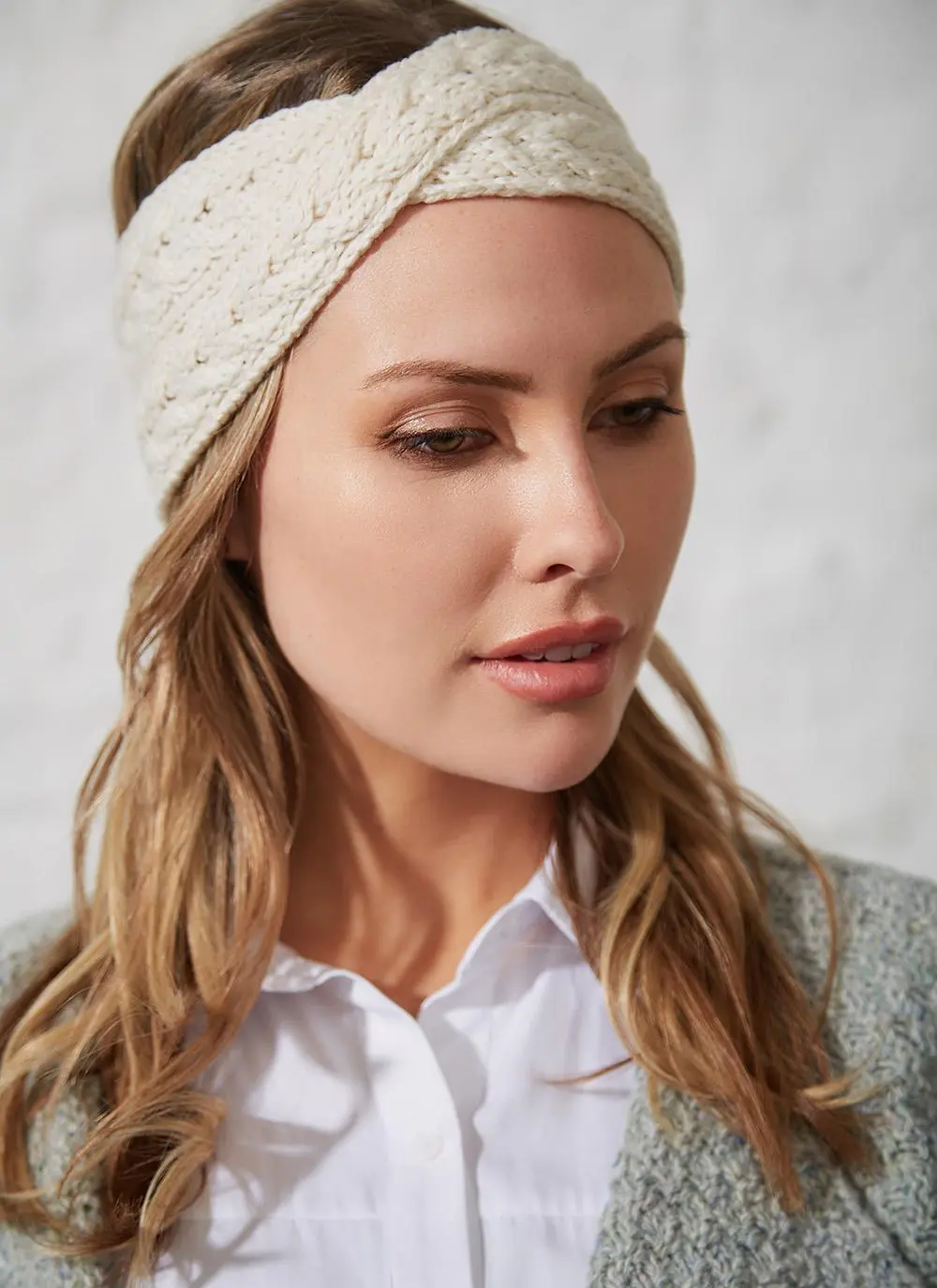Supersoft Merino Wool Aran Headband