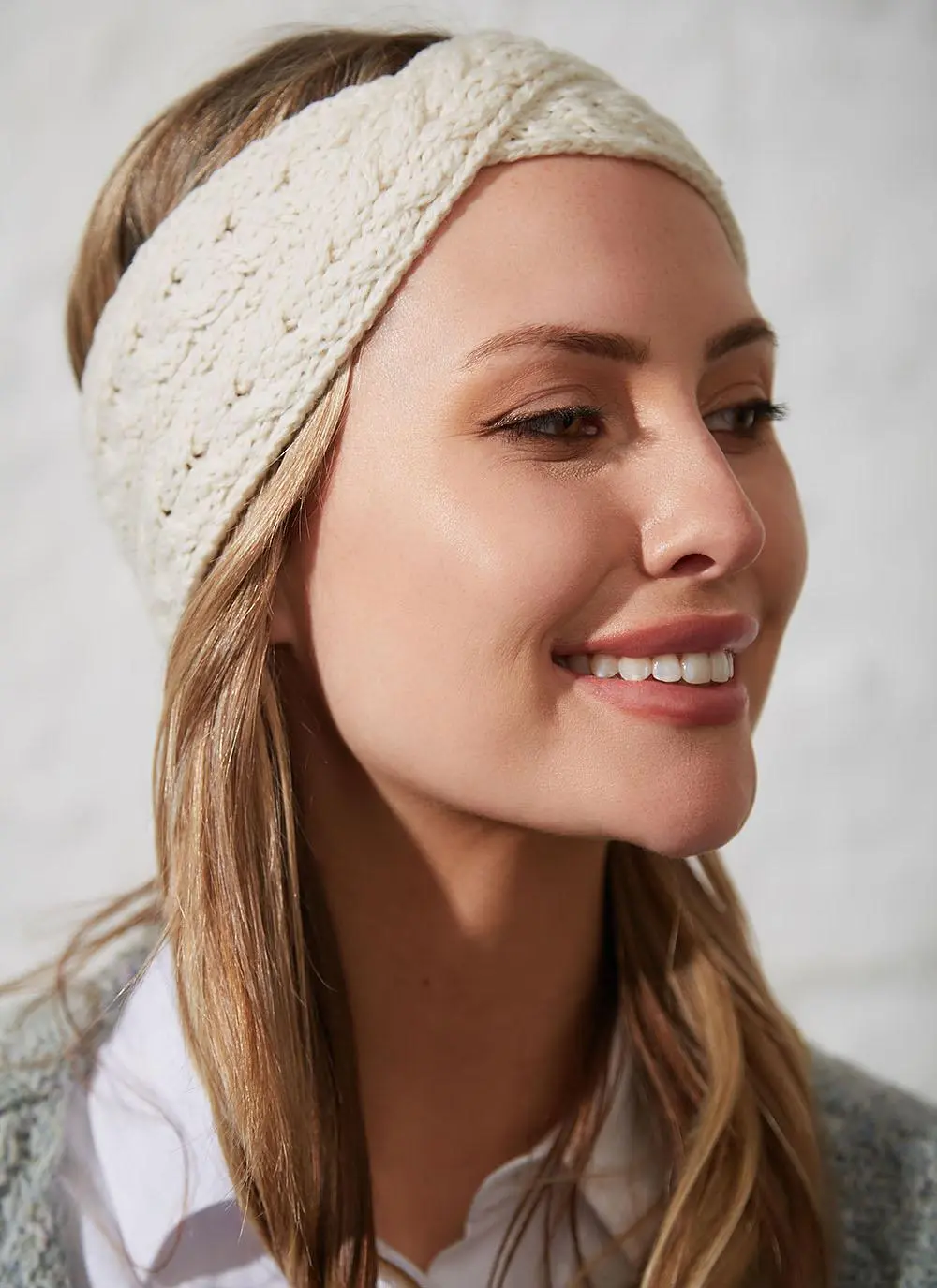 Supersoft Merino Wool Aran Headband