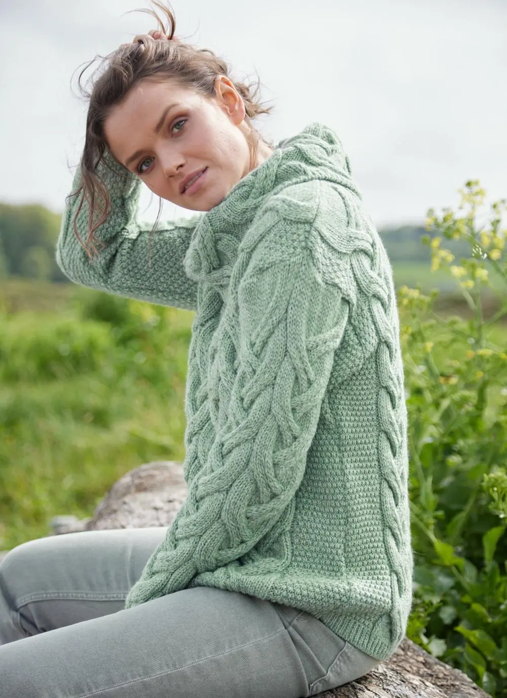 Supersoft Merino Wool Cowl Neck Sweater
