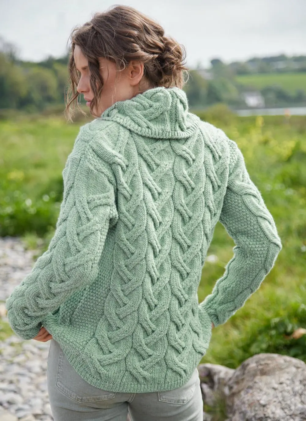 Supersoft Merino Wool Cowl Neck Sweater