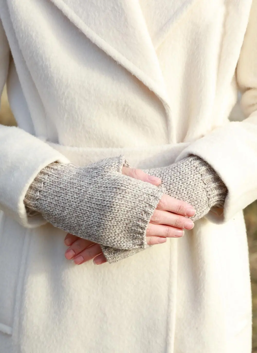 Supersoft Merino Wool Fingerless Gloves