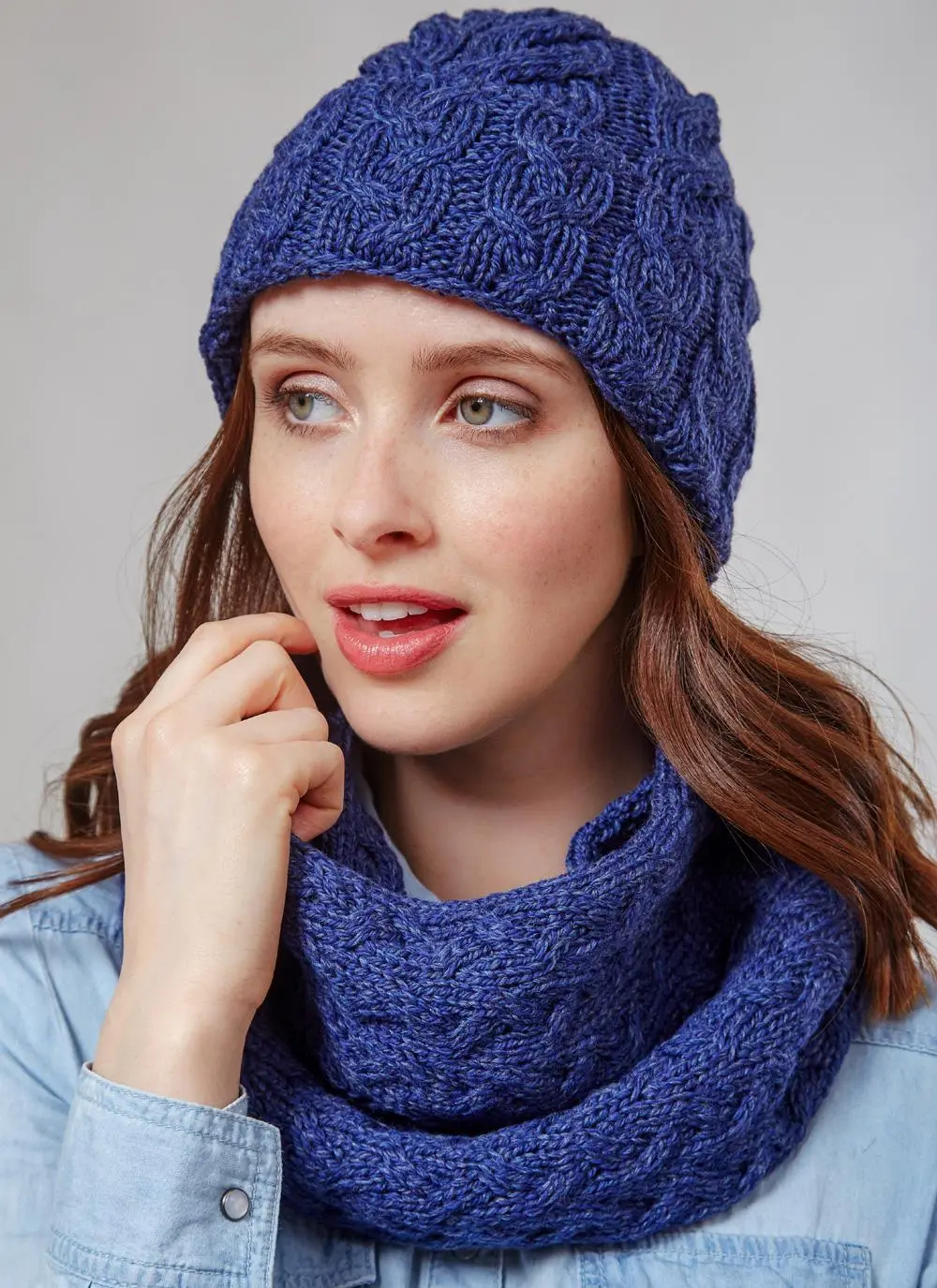 Supersoft Merino Wool Hat & Infinity Scarf Set