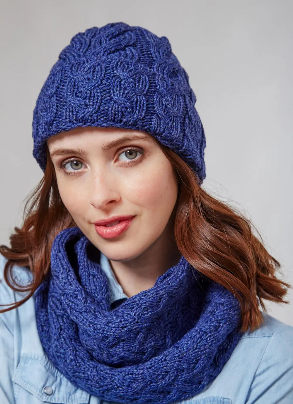 Supersoft Merino Wool Hat & Infinity Scarf Set