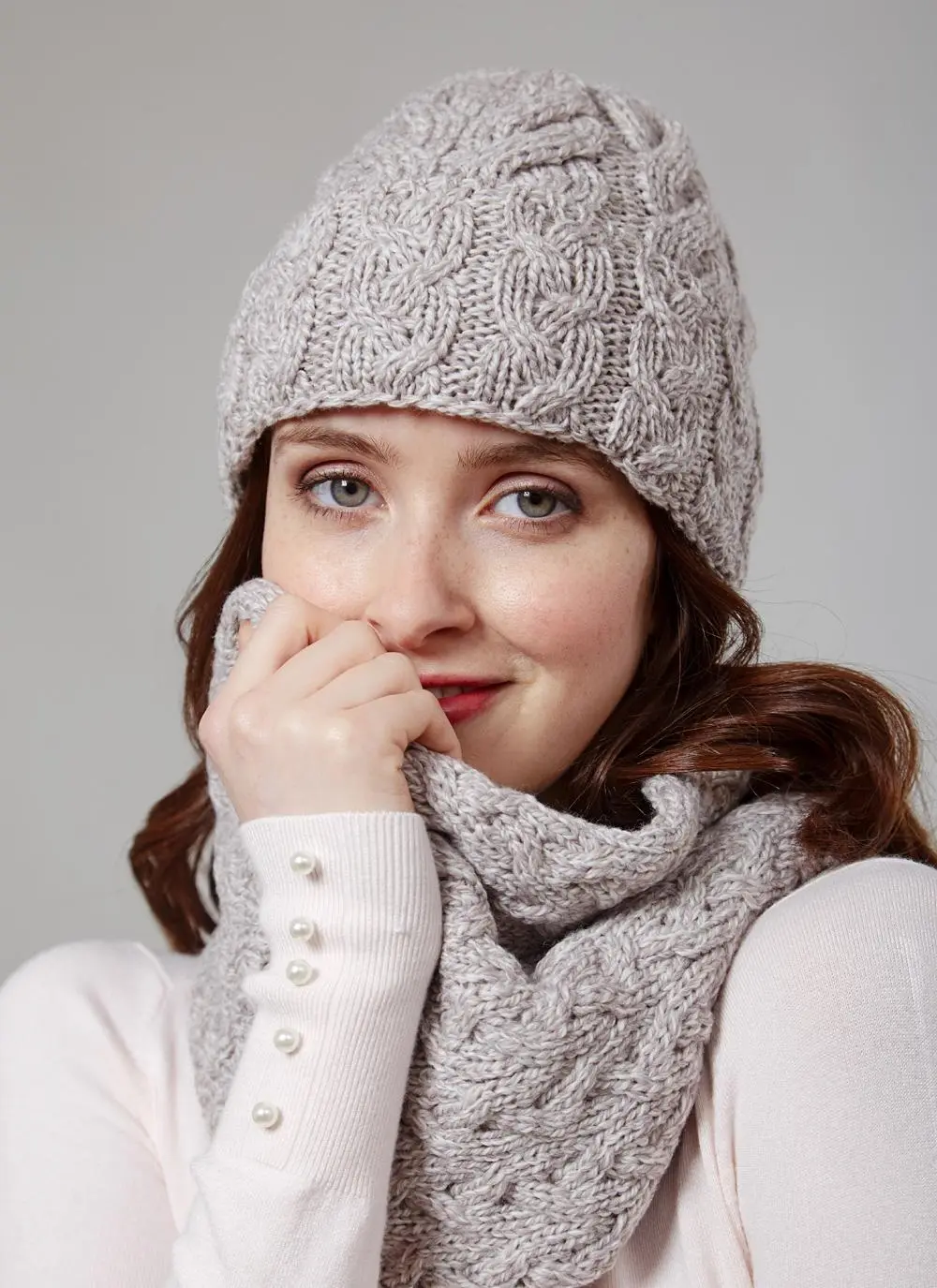 Supersoft Merino Wool Hat & Infinity Scarf Set