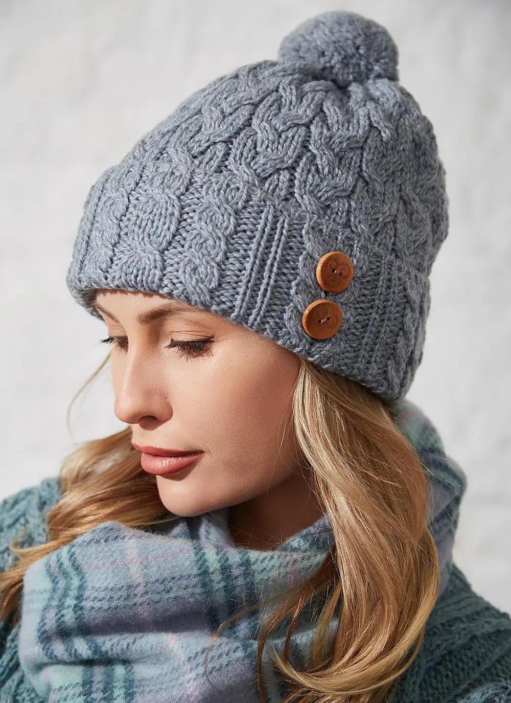 Supersoft Merino Wool Pom Pom Hat