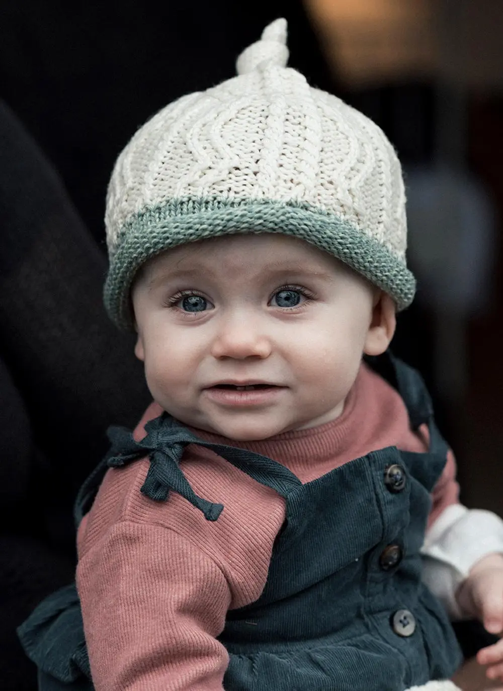 Supersoft Wool Baby Contrast Hat