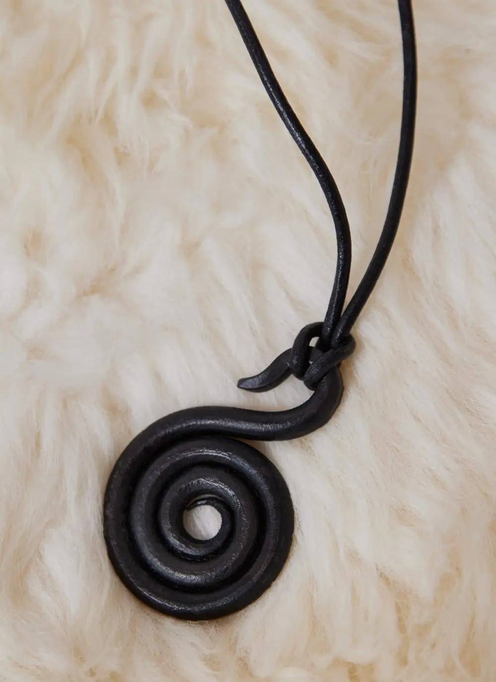 Swan Spiral Pendant