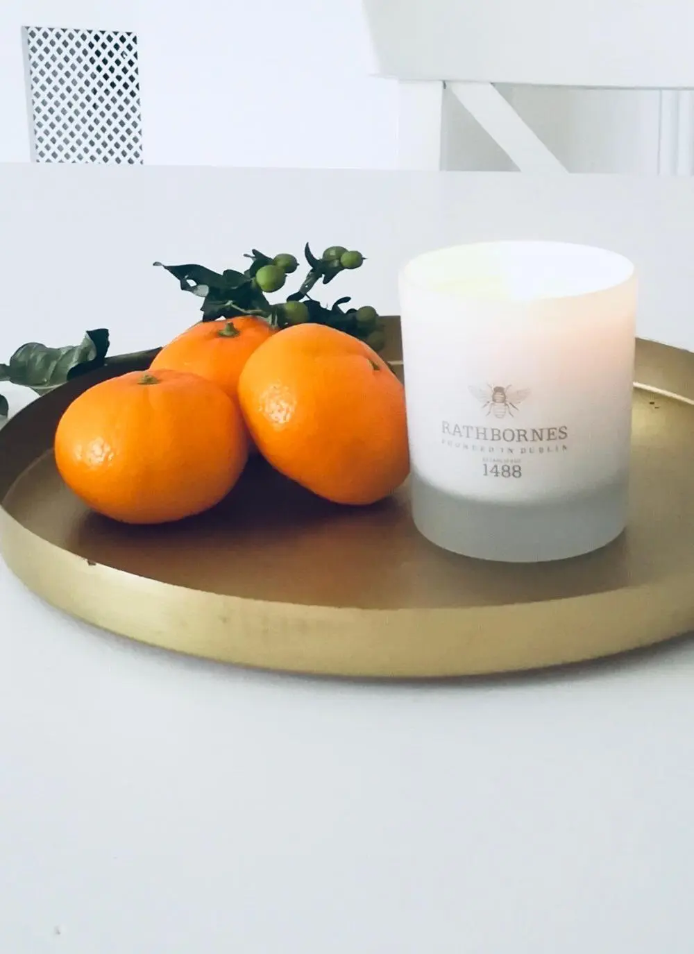 Sweet Orange & Blooms Botanical Bee Candle