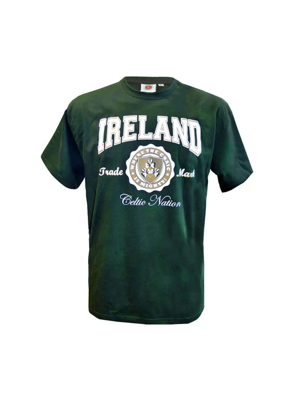 Men's Green Ireland Celtic Nation Crest T-Shirt