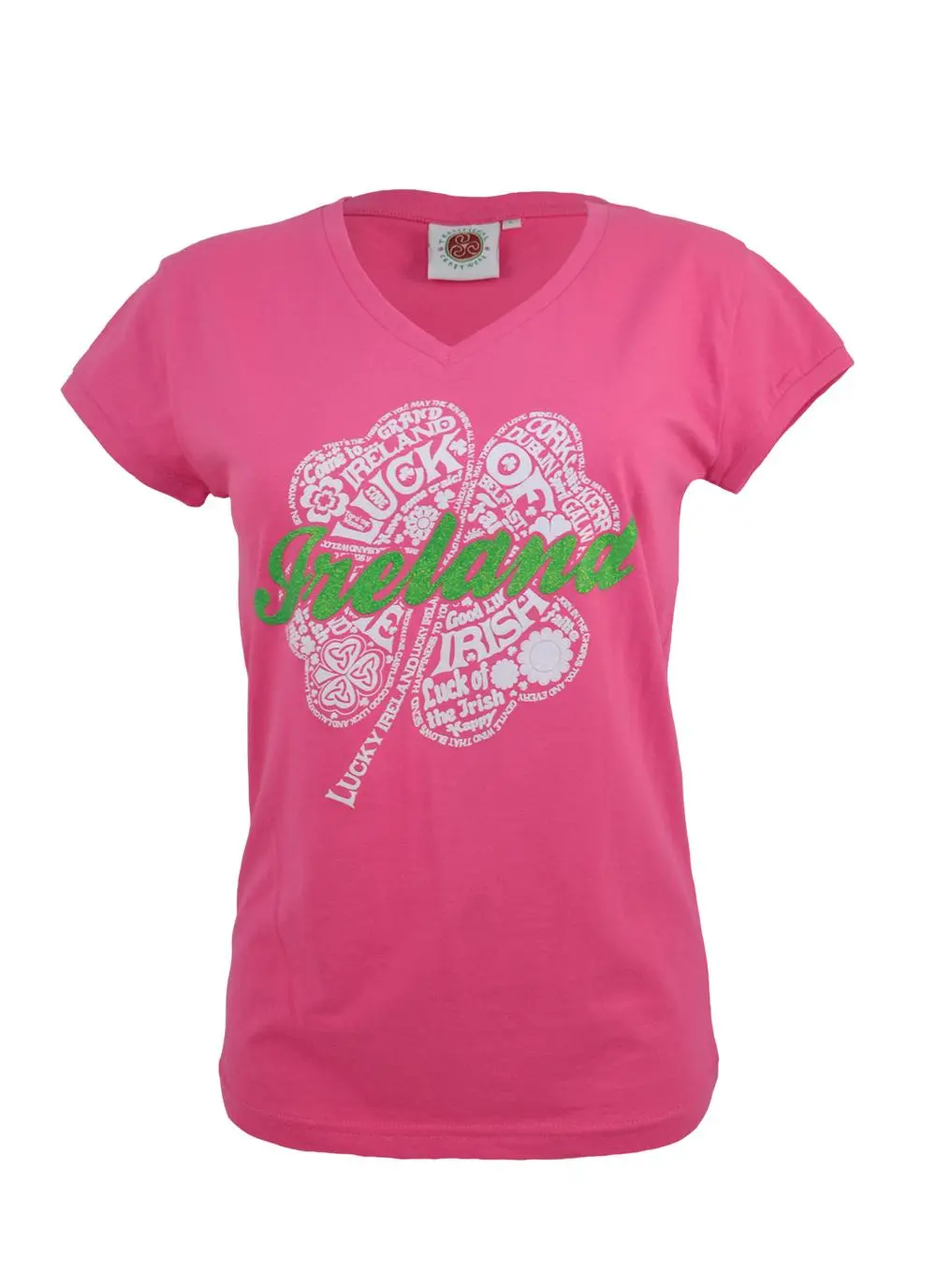 Ladies Pink Ireland T-Shirt