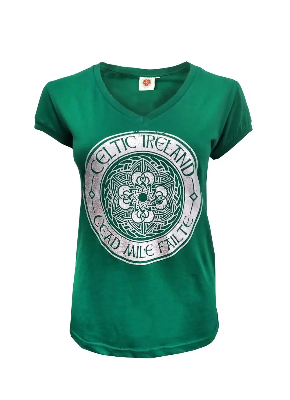 Ladies Ireland Cead Mile Failte V-Neck 