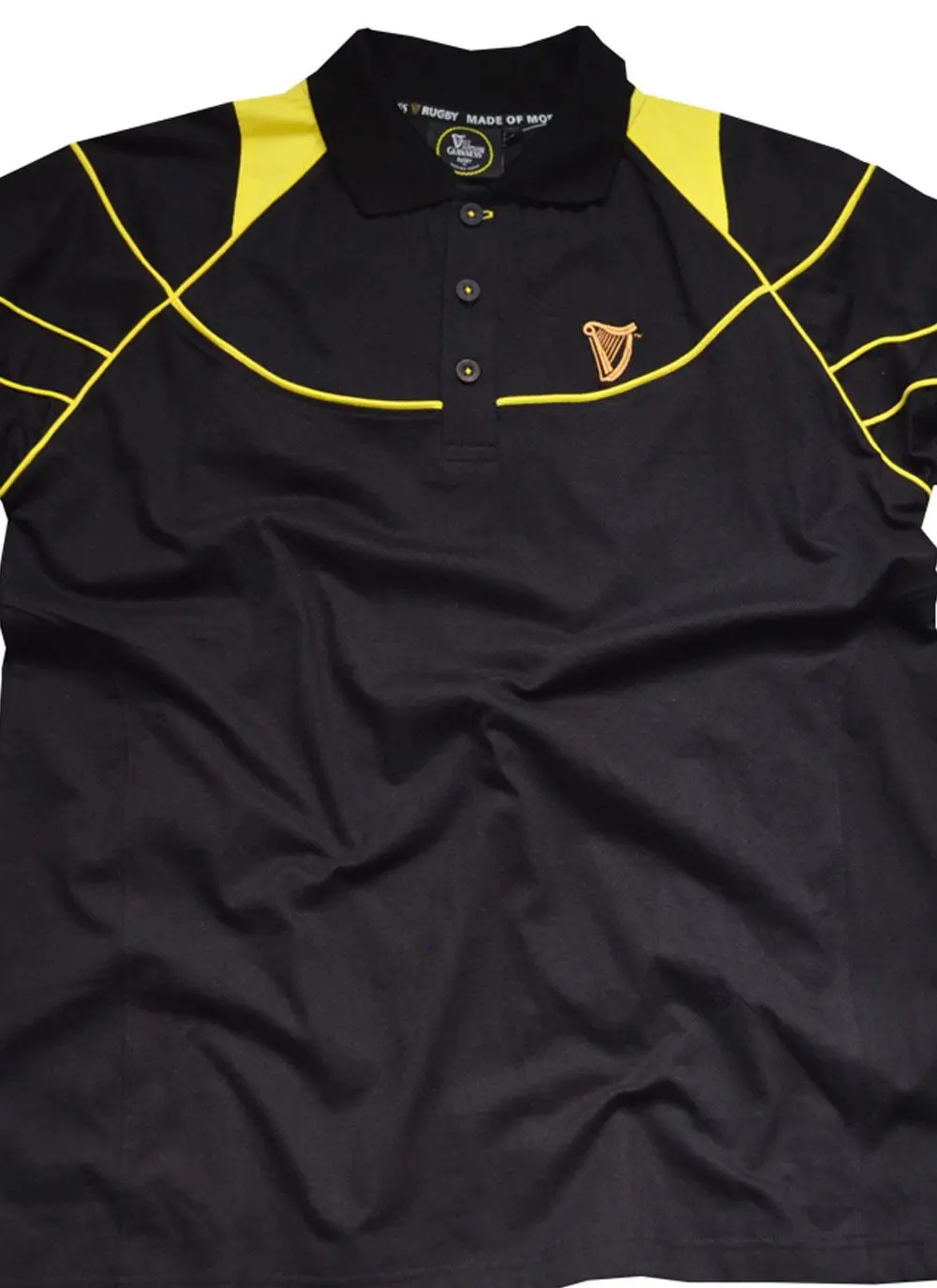 Men's Guinness Rugby Performance Cotton Polo Shirt