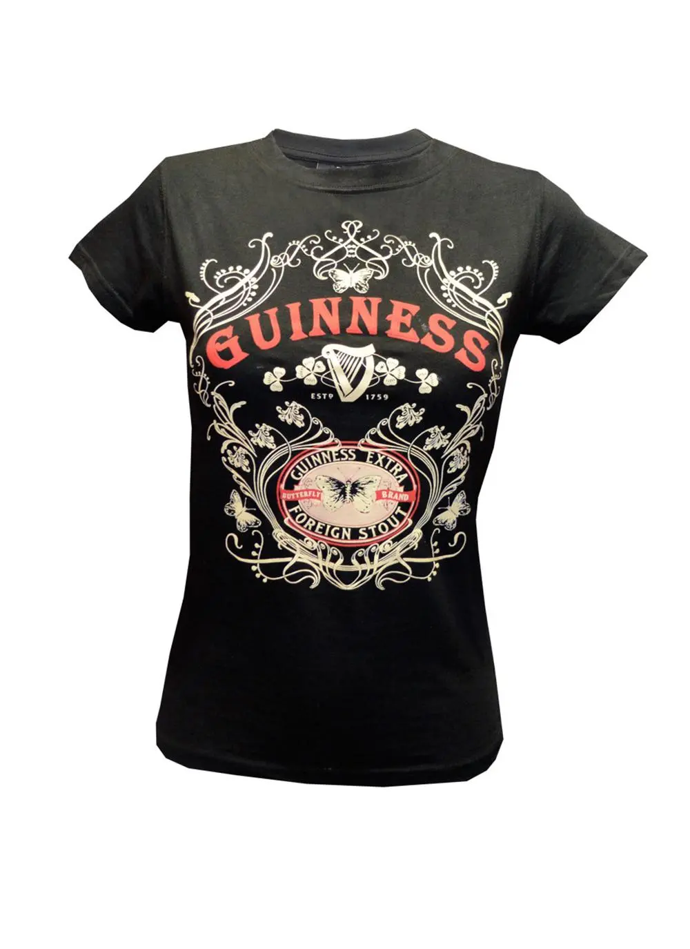 Guinness Black Butterfly Tshirt | Blarney