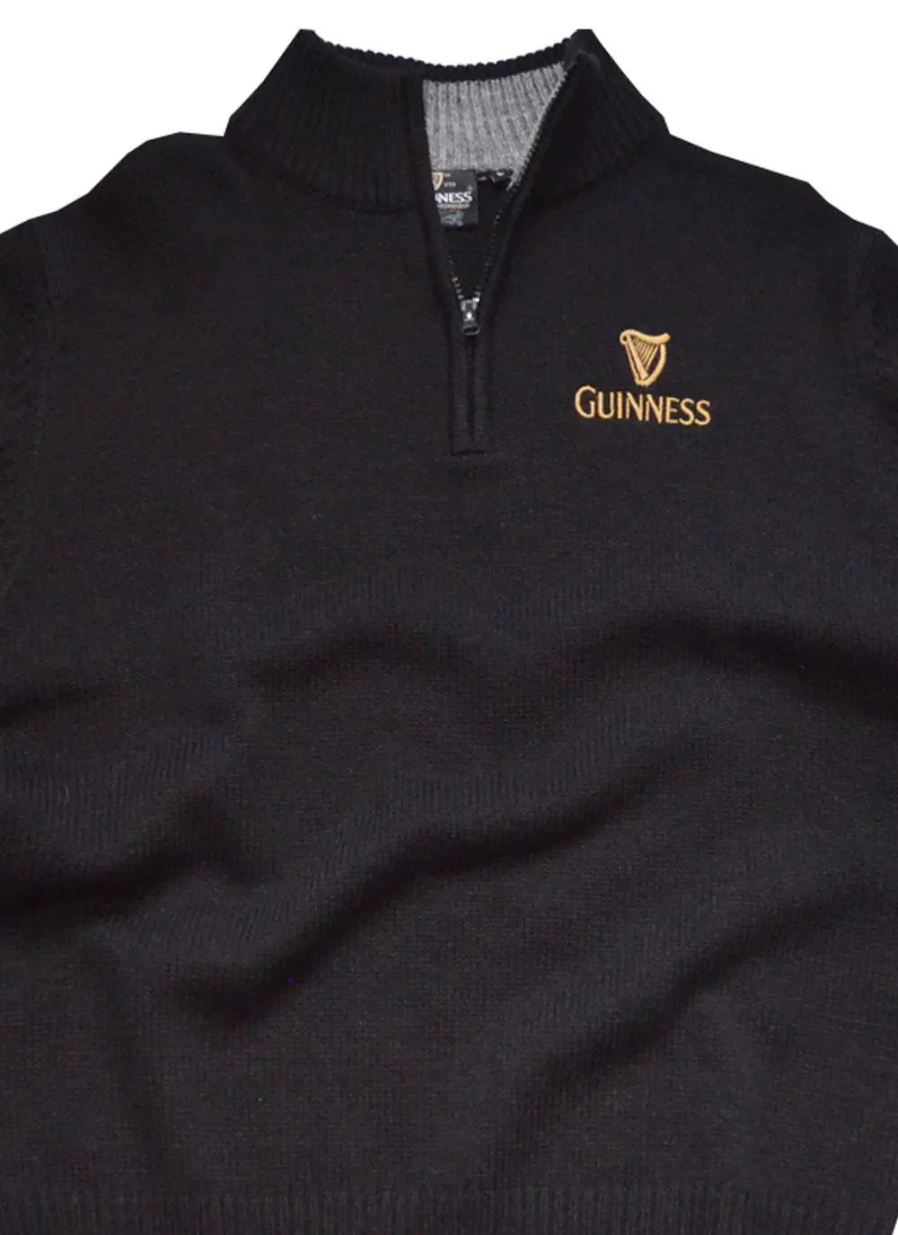 Men's Guinness Knitted Sweater Half Zip