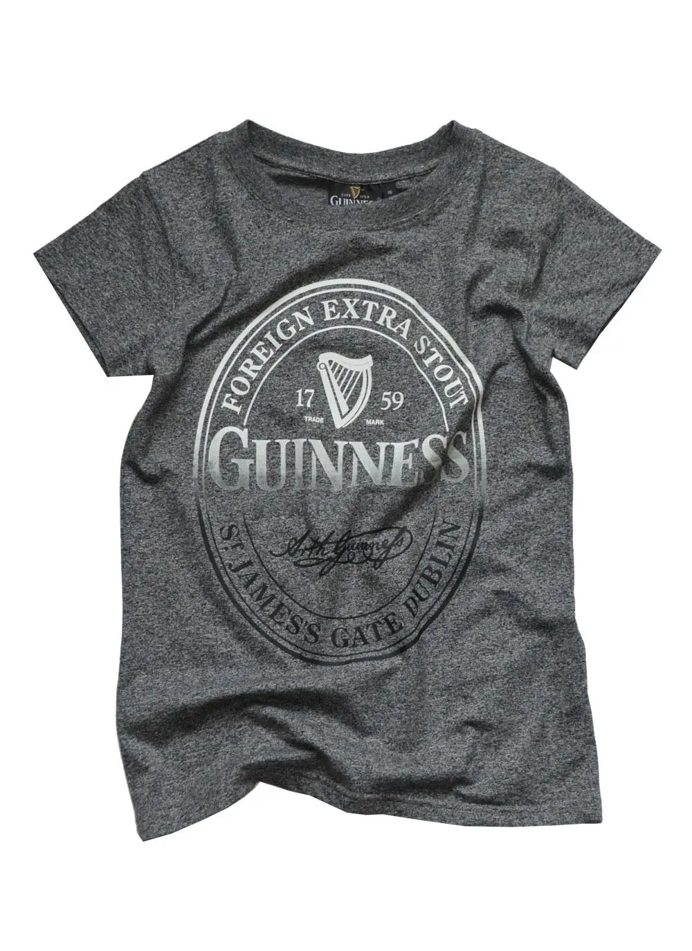 Ladies Guinness Gray Marl T-Shirt