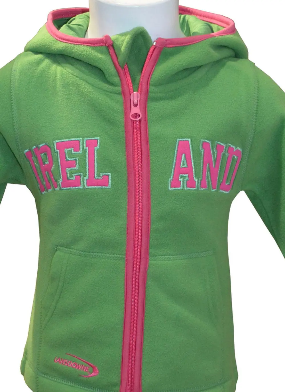 Girls Ireland Full Zip Fleece Hoodie