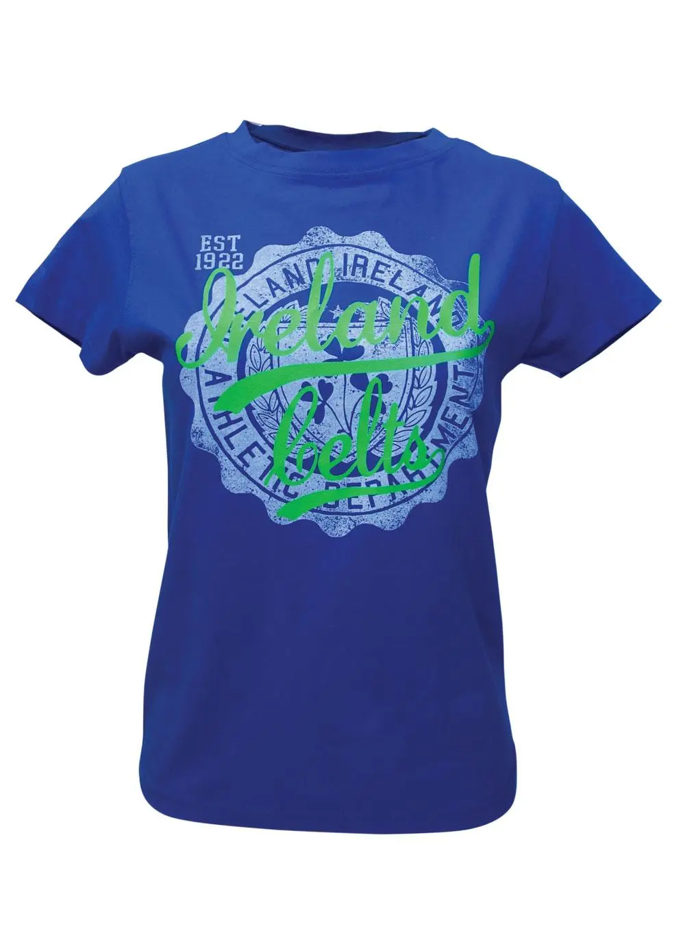Ladies Blue Celtic Stamp T-Shirt