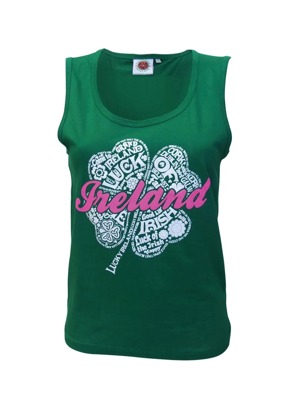 Ladies Green Ireland Vest