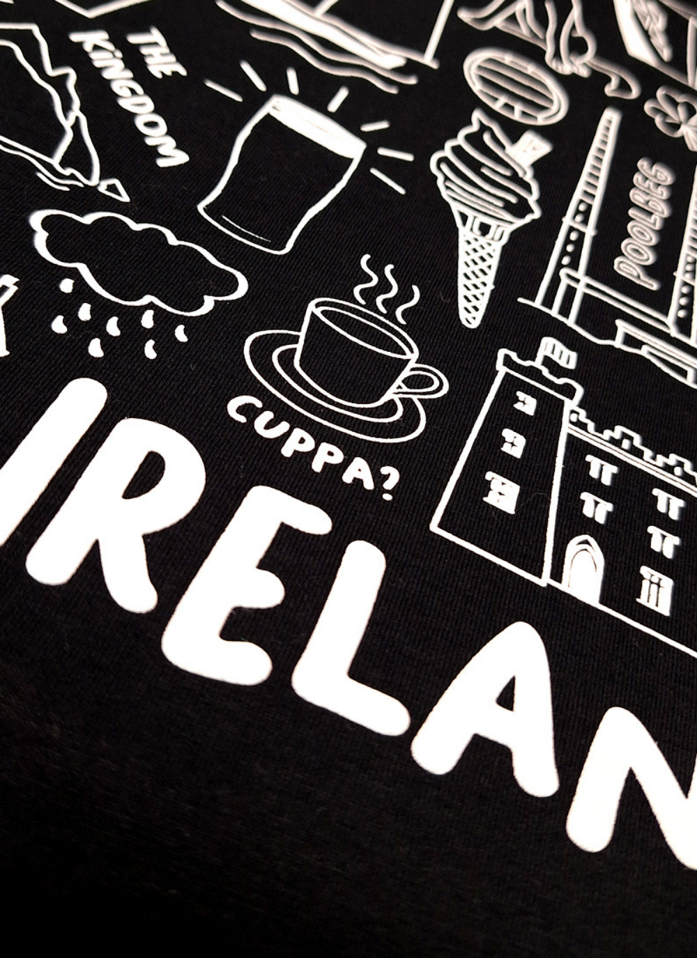 Ireland Doodle Hoodie 