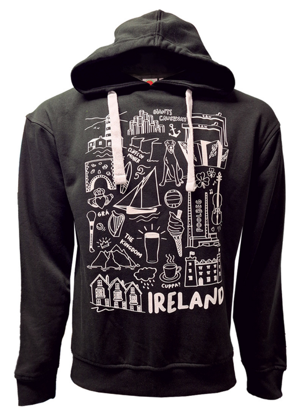 Ireland Doodle Hoodie 