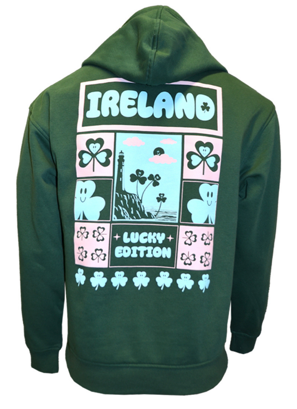 Ireland Shamrock Hoodie 